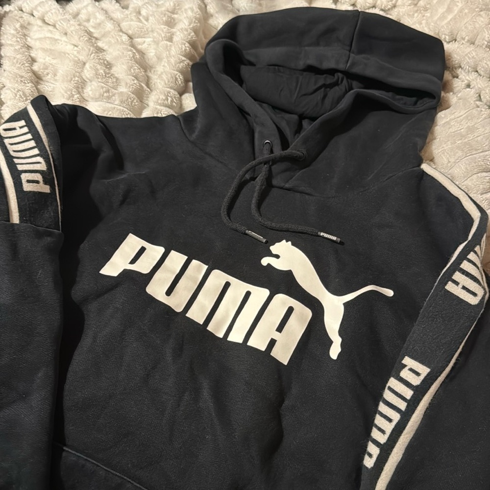 Black Puma Hoodie Men’s Small